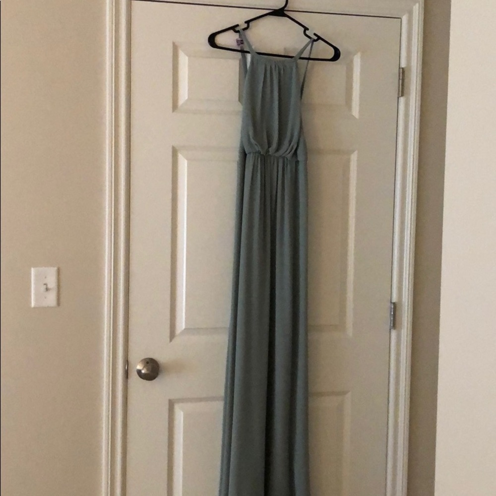 Silver Sage Bridesmaid dress